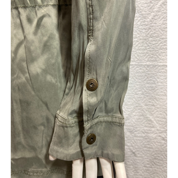 Chico's Sage Green Utility Jacket Women's Excellent Condition - Picture 6 of 9